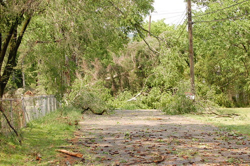 A blocked road