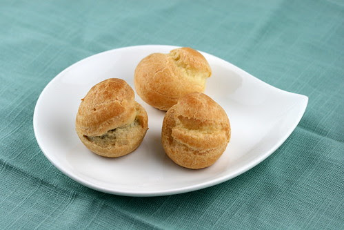 Cream Puffs with Vanilla &amp; Chocolate Pastry Cream