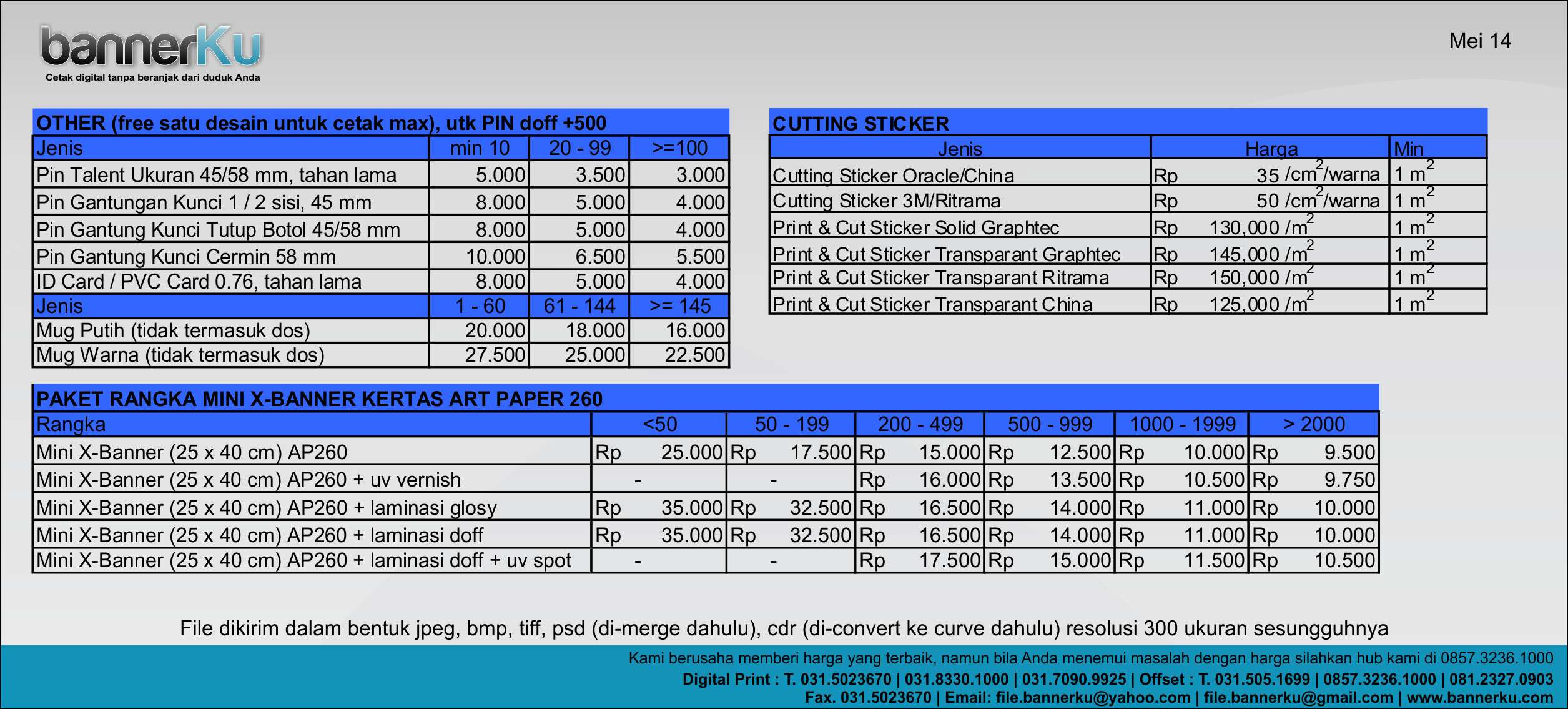 Digital Printing Surabaya - Percetakan Surabaya - bannerKu 