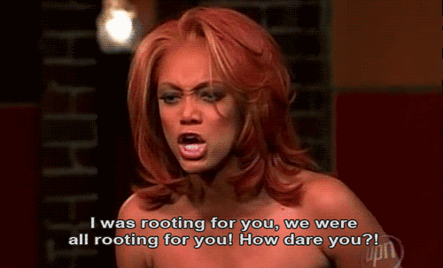 Tyra Banks AMERICA'S NEXT TOP MODEL rooting for you