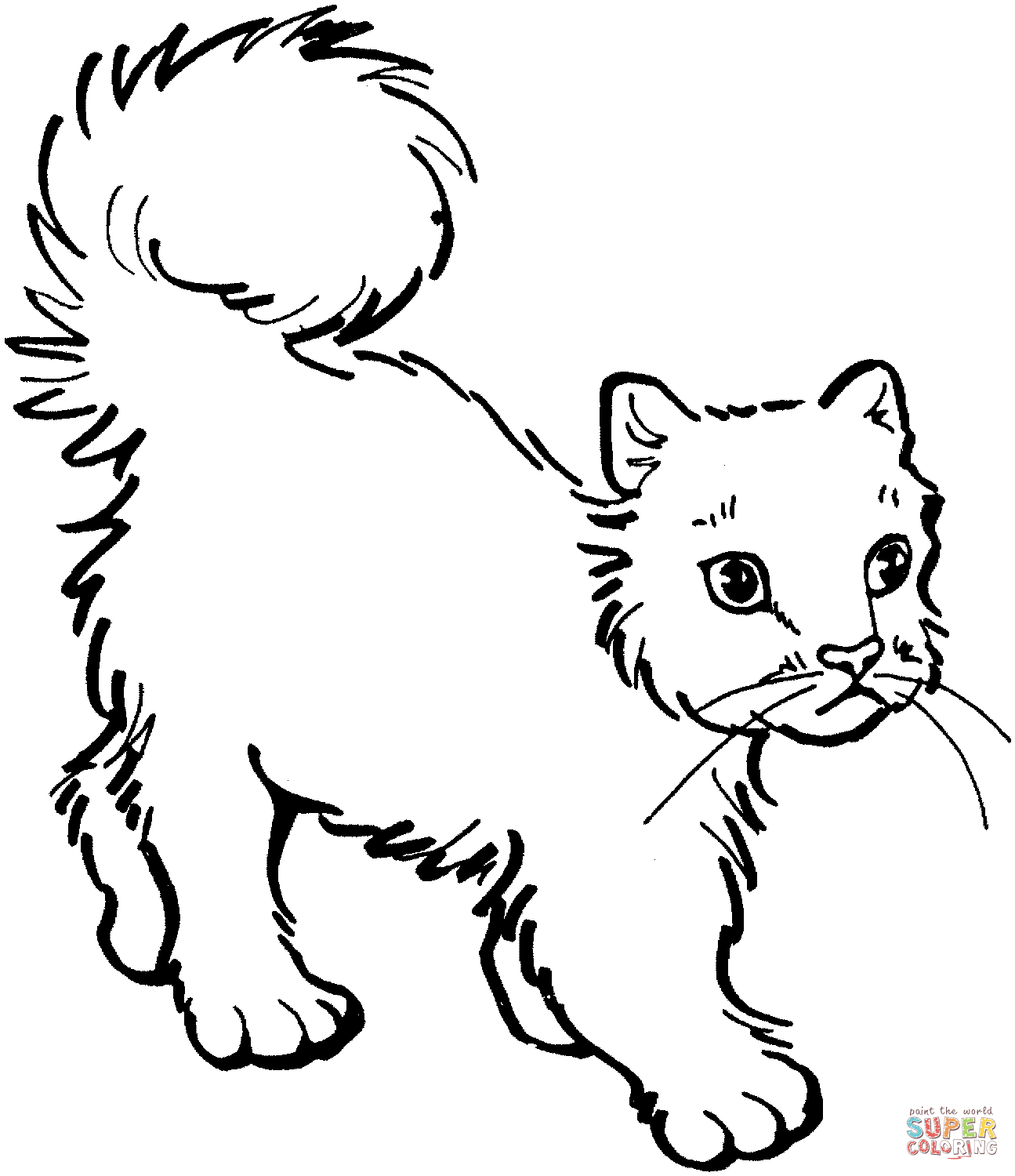 Disegni Di Gatti Da Colorare Pagine Da Colorare Stampabili