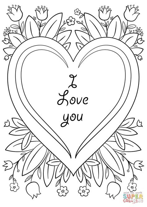 You can print these love pages to color with pens or coloring pencils, or even color them digitally on your tablet. love printable coloring pages