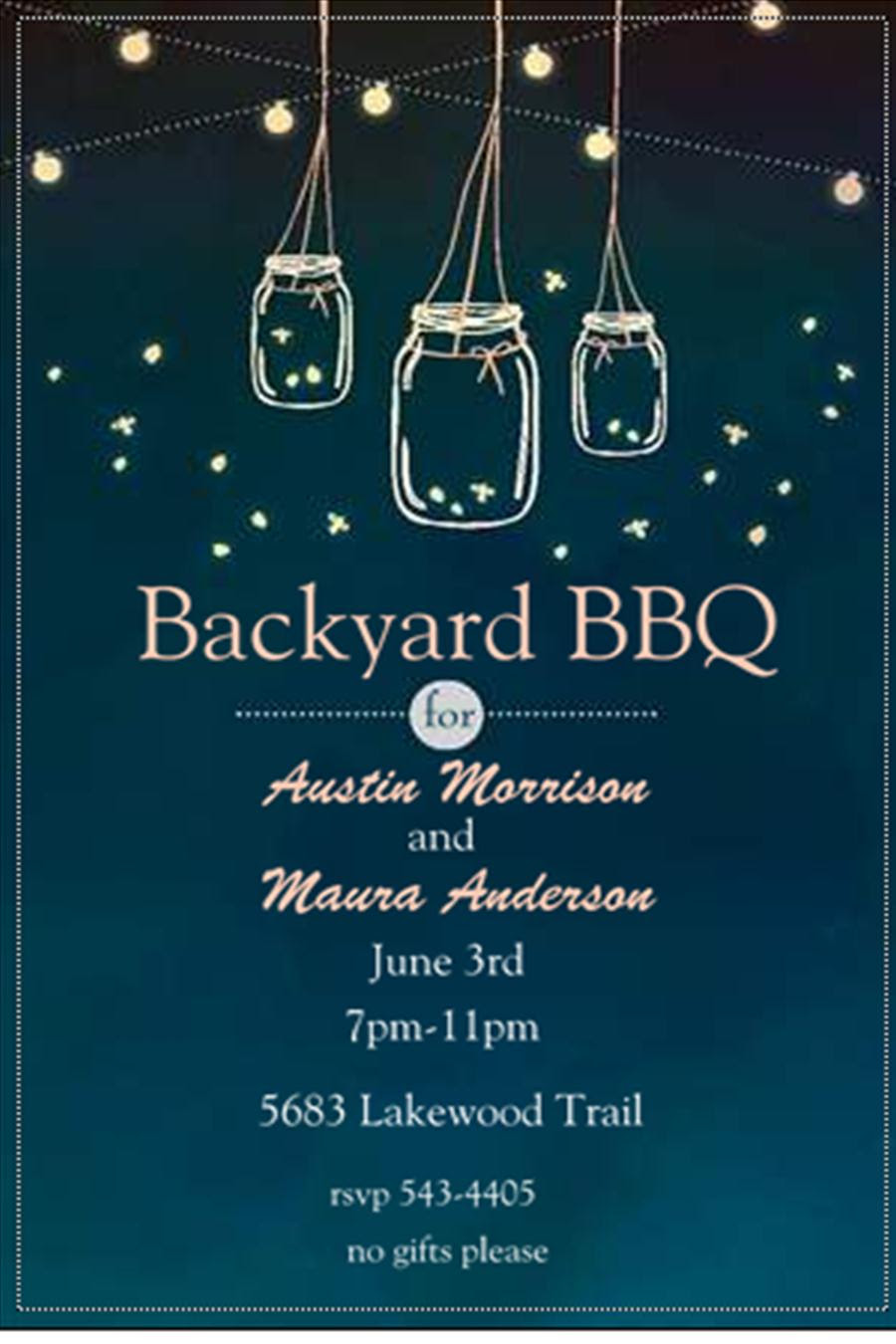 Engagement Barbecue - I do BBQ Party Invitations NEW 