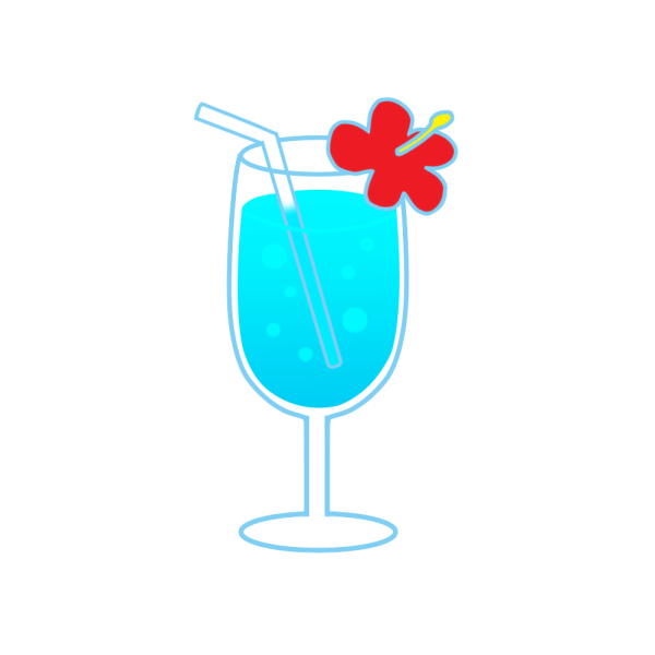 トロピカルジュースのイラスト かわいいフリー素材が無料のイラストレイン