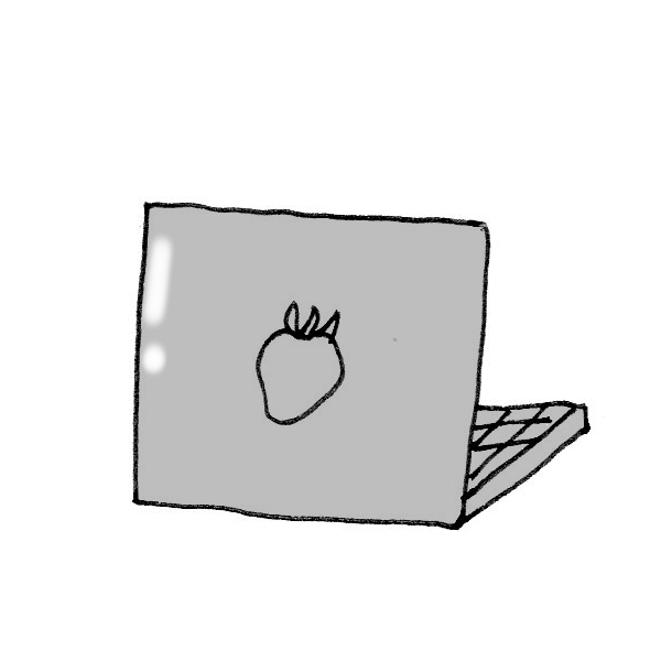 ノートパソコンのイラスト かわいいフリー素材が無料のイラストレイン