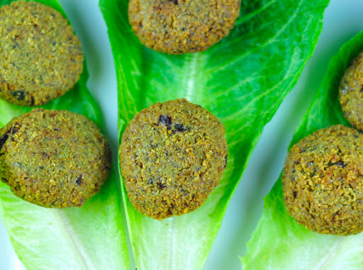 FALAFEL WITH CHICKPEAS AND FRESH HERBS 
