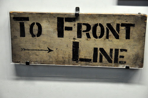 Trench Direction Sign by Kevin H., on Flickr