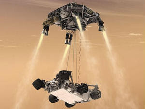 Mars Rover Curiosity Near Make Or Break Landing Attempt 