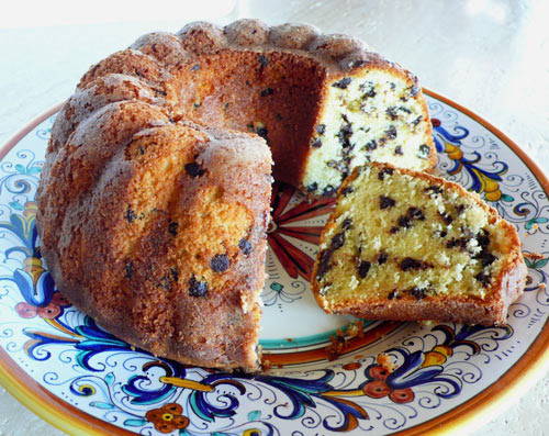 Cream Cheese Chocolate Chip Pound Cake Italian Food Forever