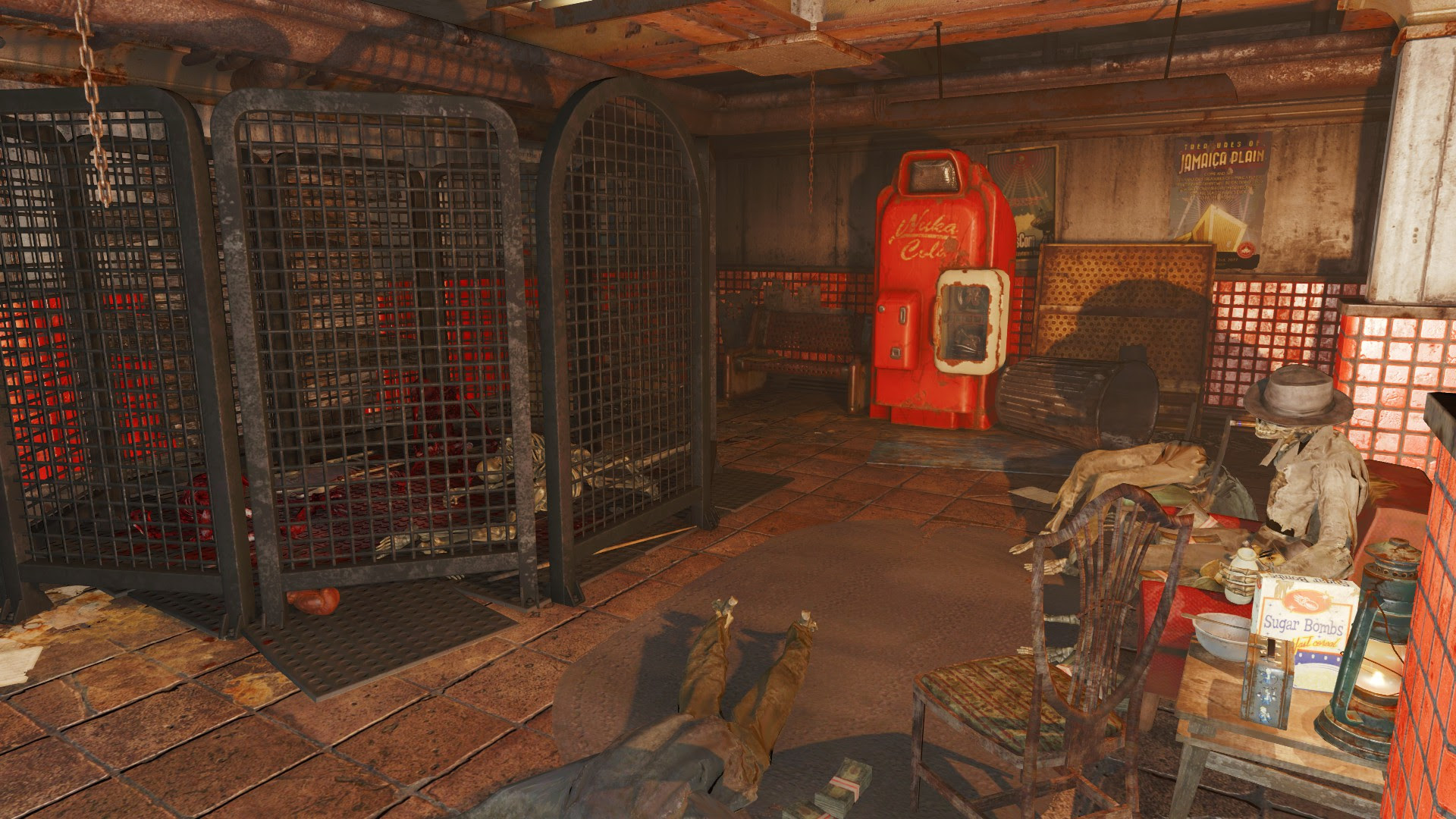 fo4 using cages to make money