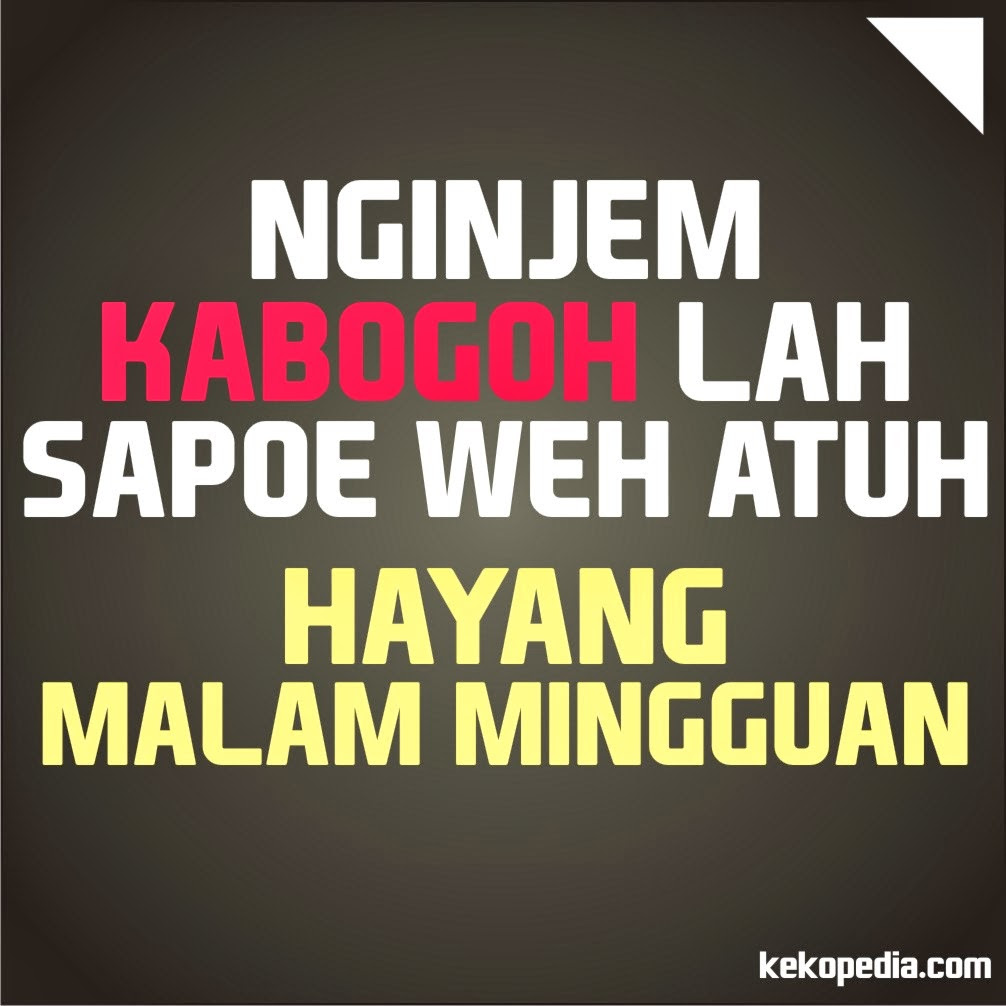 Koleksi Stiker Lucu Dp Bbm Sunda Kocak Dan Gokil Puzzle