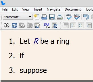 enumerate environment inside theorem environment! - Page 2