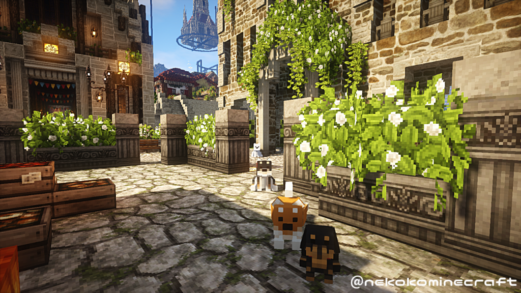 洋風な街 15 大き目の建築物 マイクラ建築愛好家ねここ