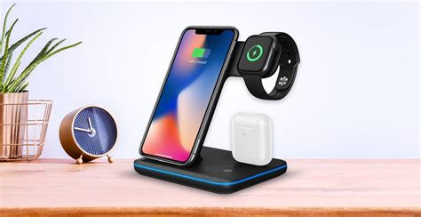 That means if you have a samsung qi compatible smartphone, this tylt charger is able to charge it at a 10w charging speed. 3-in-1 Charging Station