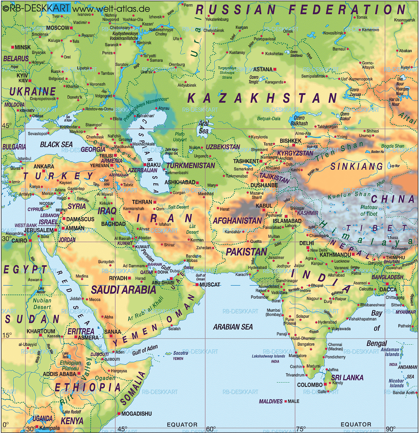 World Map Of Jerusalem