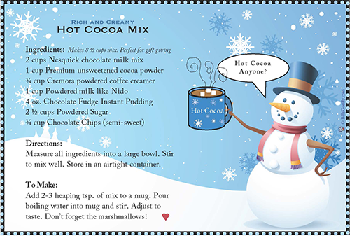 Download Hot Cocoa Recipe, Gift Tags, Jingle Bells, and Coloring Page | Sing Laugh Learn