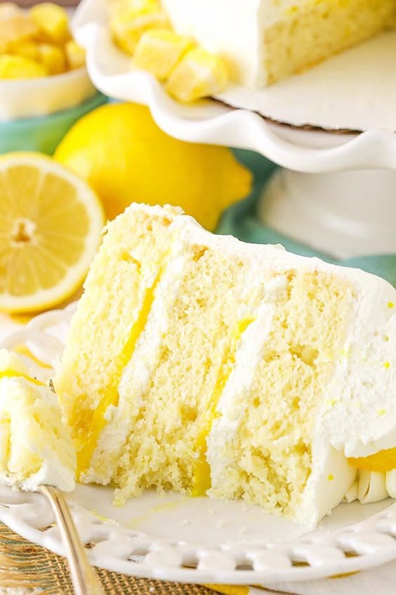 LEMON MASCARPONE LAYER CAKE