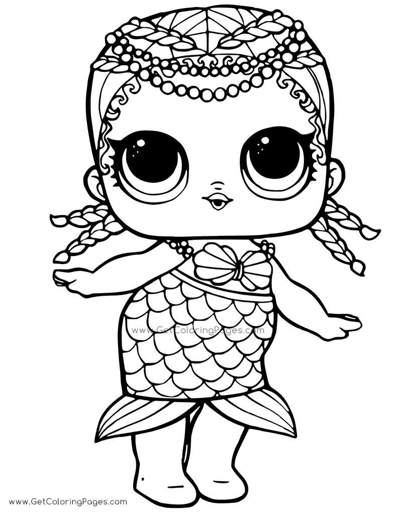 Lol Dolls Printable Coloring Pages At Getdrawings Free Download