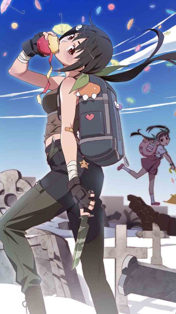 壁紙 化物語のスマホ壁紙750x1334 Bakemonogatari 750x1334 003 Jpg 壁紙box