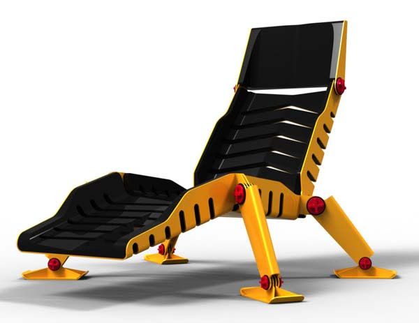 design, Bulldozer Lounge Chair - Mark Goetz y Efe Buluc