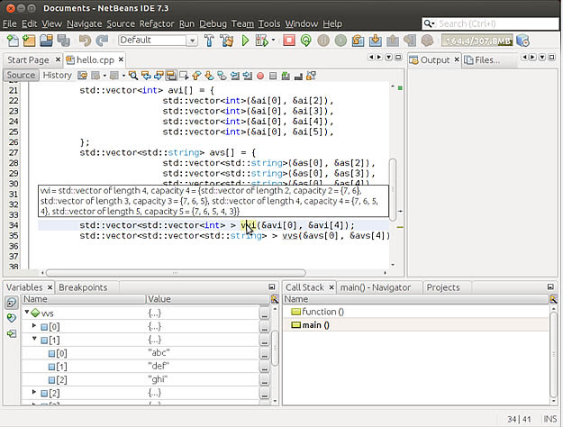 Linux Debuggers for C++ Oracle NetBeans