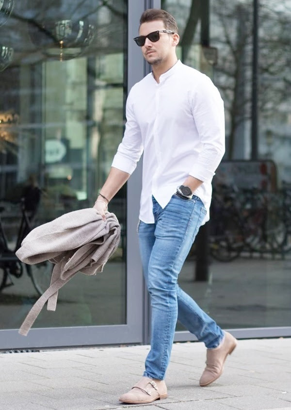 Blue Jeans White Shirt Outfit Cheap Online