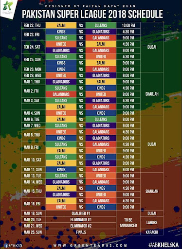 Get Team Psl 2021 Schedule Players Gif
