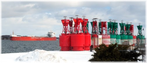 Ship on Saint Lawrence Seaway