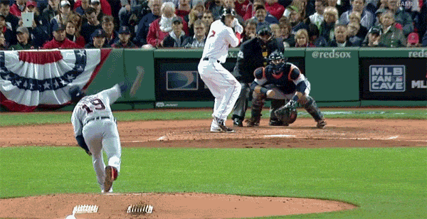Ouch: Sox Ball Girl Takes One to Face