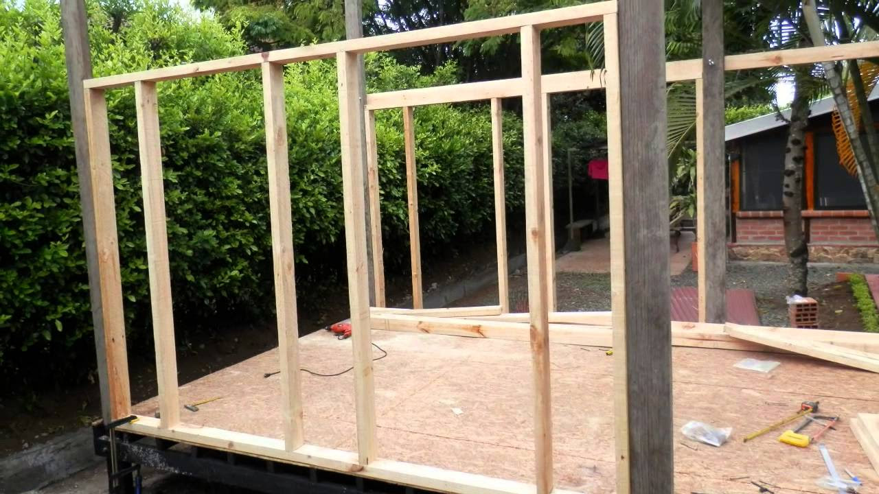 Outdoor Playhouse, step by step - YouTube