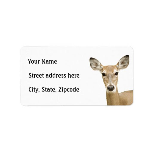 Deer Labels, Deer Address Labels, Return Address Labels, Shipping Labels