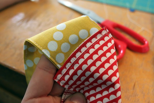 stitch in place ( I add extra stitching here since this gets pulled at quite a bit)
