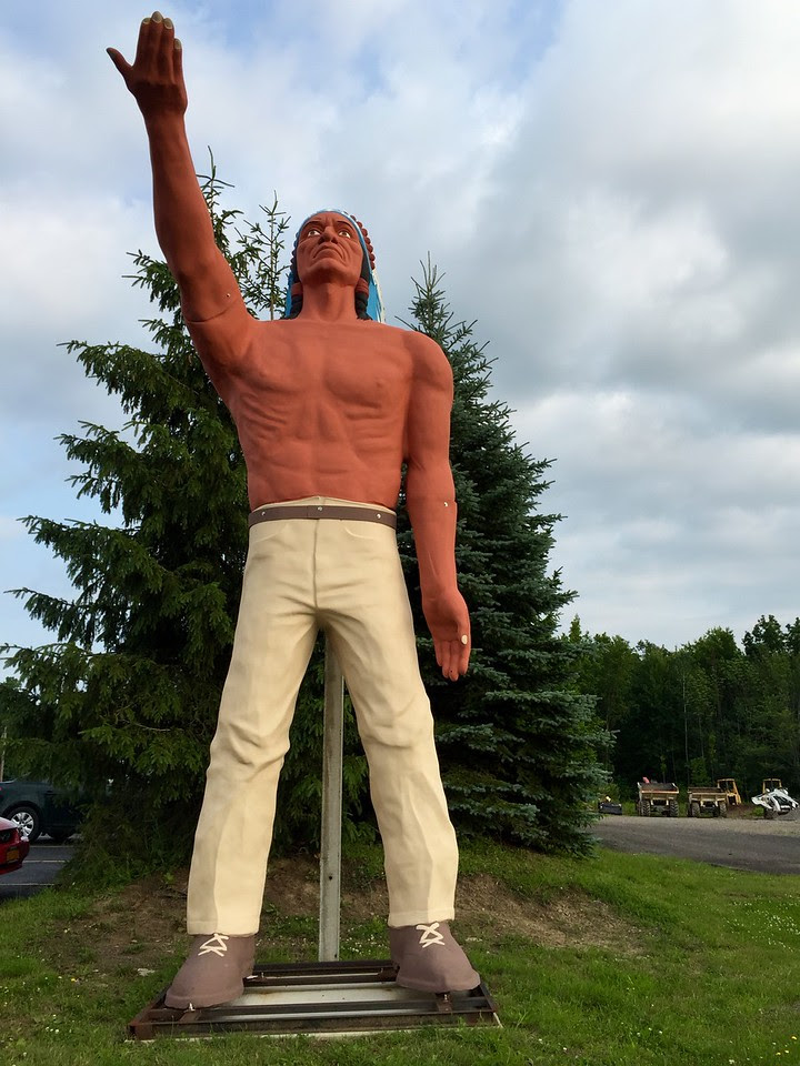 irving muffler man indian