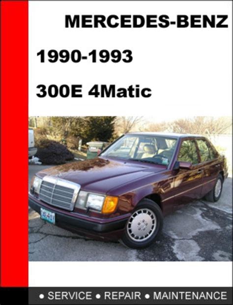 PDF Mercedes Benz 300e 4matic 1990 1993 Service Repair Manual