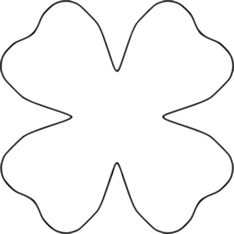  four petal flower clipart best