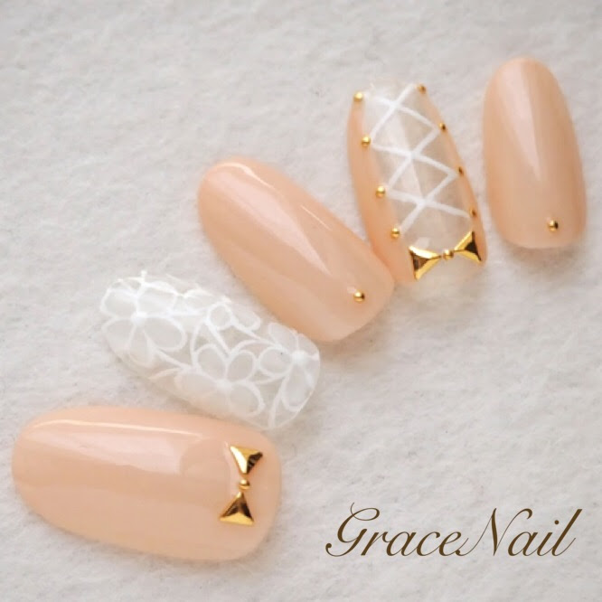 レースアップネイル Gracenail Gracenail のネイル ネイルクルー