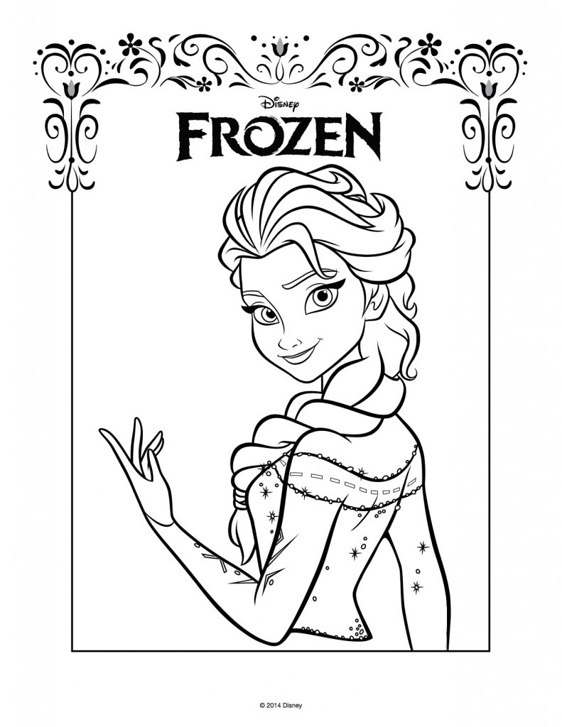 Disegni da colorare di Frozen da stampare gratis