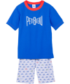 Petit Bateau zomers pyjame met mini vélo geprinte shorts