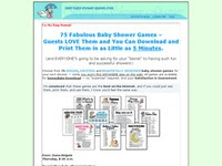 Best Baby Shower Games On The