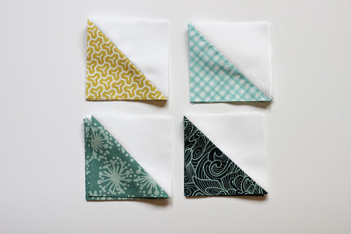 Half-Square Triangle Block of the Month August Quilt Block Tutorial - In Color Order