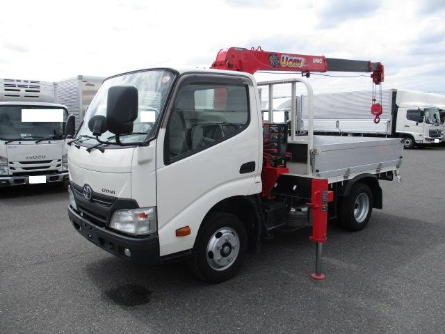 中古トラック情報 Toyota Dyna 2t標準ショート ユニック製3段クレーン 2 63t吊り ラジコン フックイン アルミブロック 全低床 中古 トラック情報ゲットラック