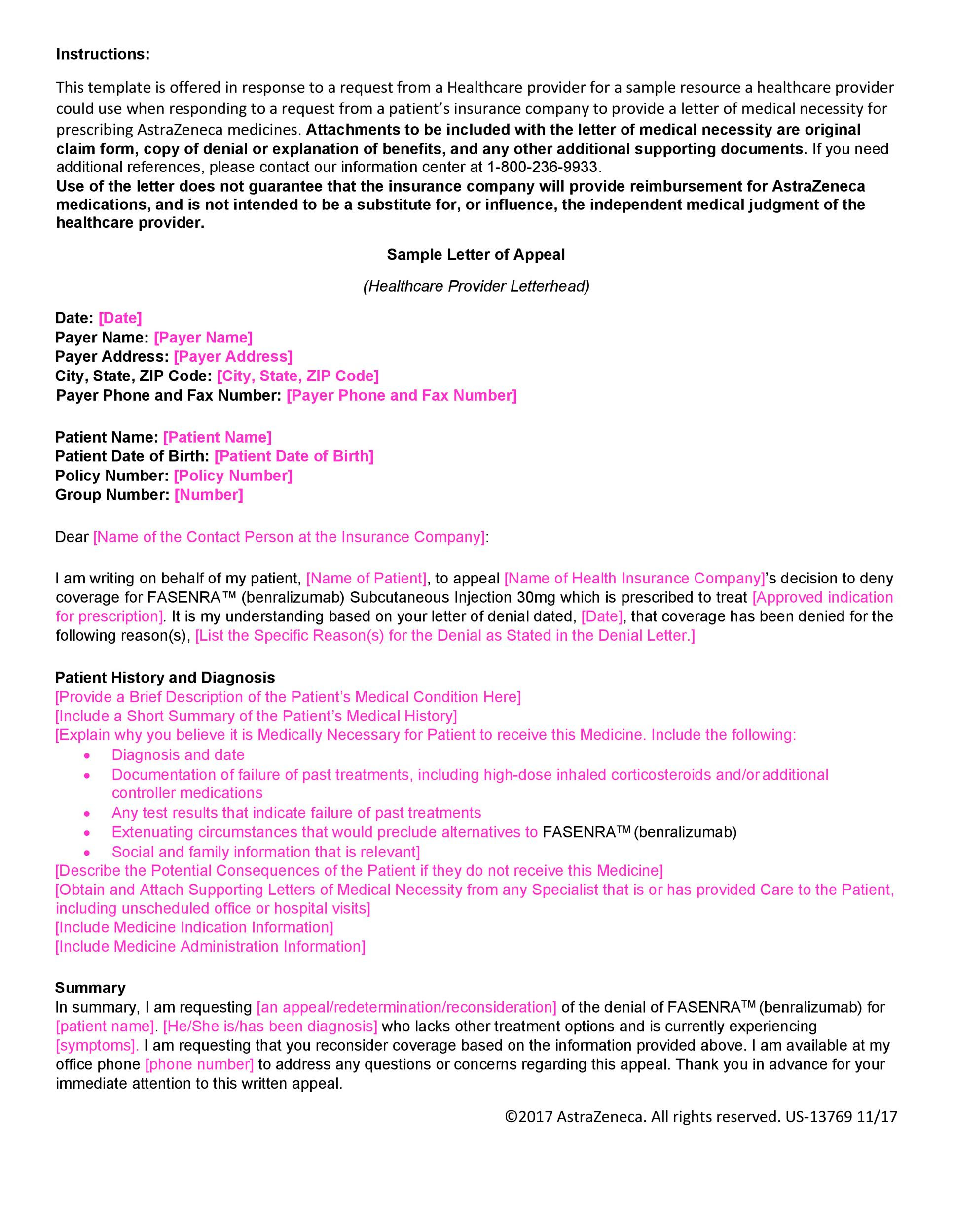 43 Effective Appeal Letters Financial Aid Insurance