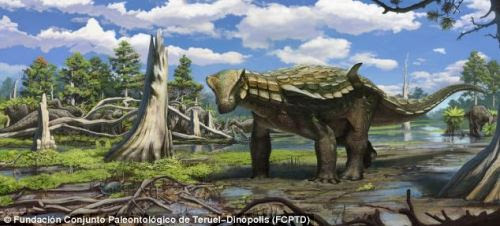 Images Europelta Carbonensis Palaeontologists have uncovered a new species of tank-like dinosaur in a century-old Spanish coal mine. The new dinosaur has been named Europelta carbonensis 