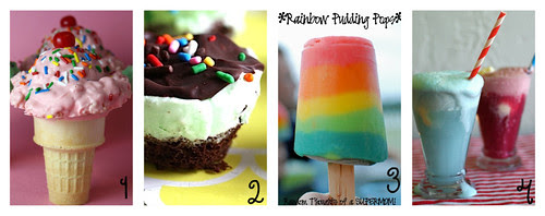 ice cream collage