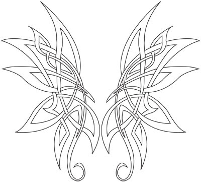 Celtic Butterfly Tattoo Designs 6