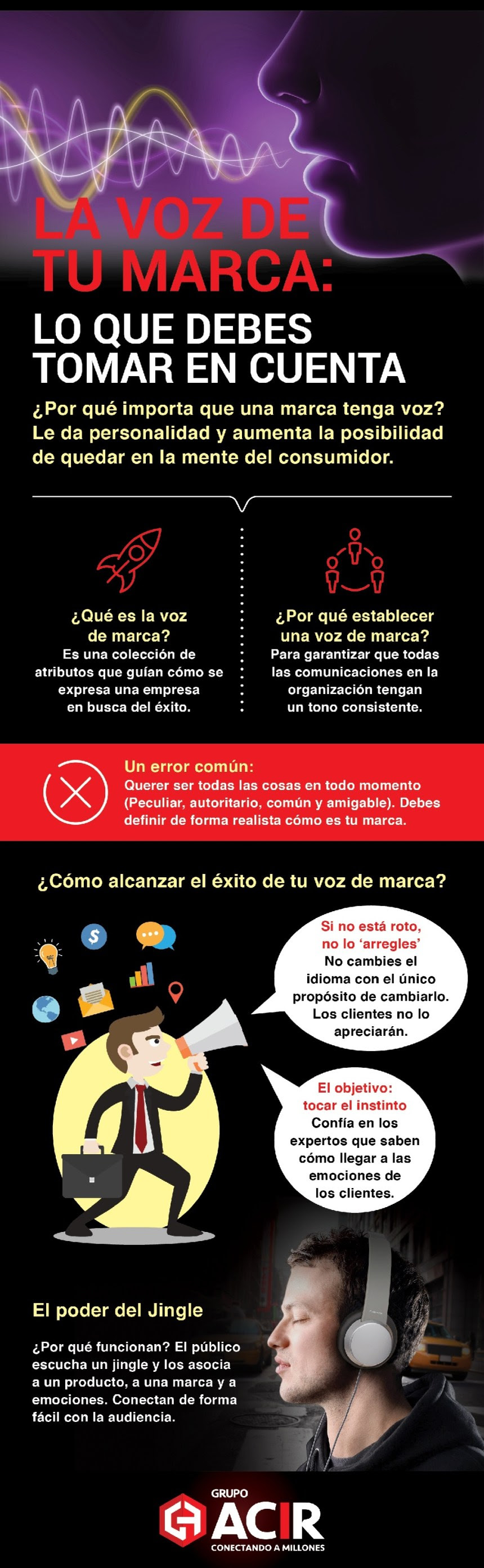 La voz de tu marca: lo que debieras tener en cuenta