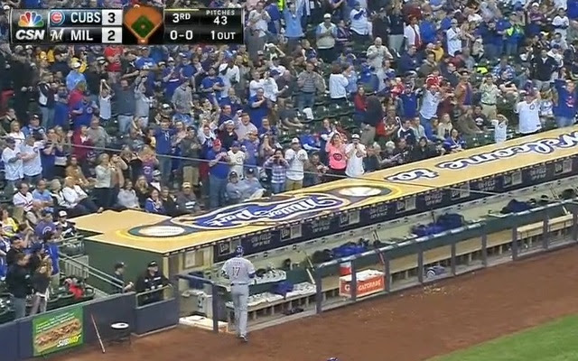 Kris Bryant went deep for the first time Saturday and got the extreme silent treatment.