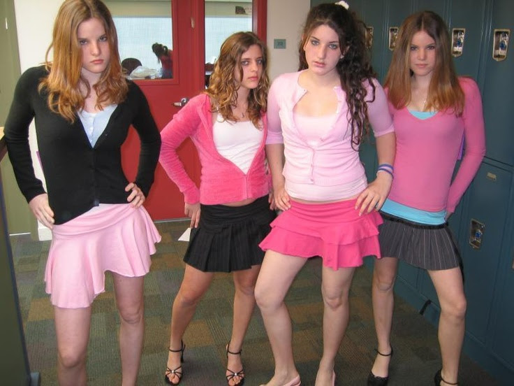 The kid on the right is thinking...this isn't all bad...I'm pretty hot!
