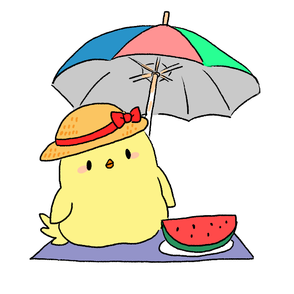 あついなーのイラスト かわいいフリー素材が無料のイラストレイン