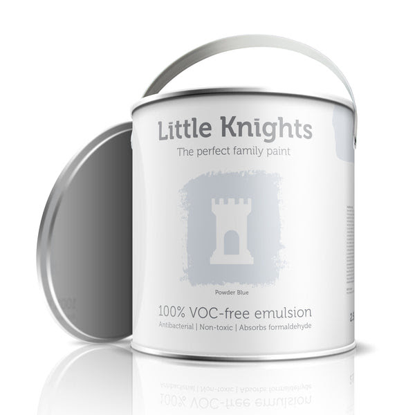 Powder Blue Odourless Antibacterial Baby Safe Paint Little Knights